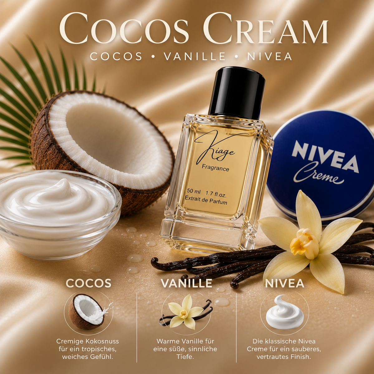 Kiage Cocos Cream 10ml